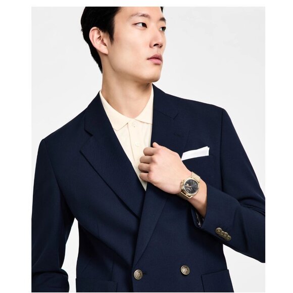 New HUGO by Hugo Boss Men's Modern-Fit Wool Blend Sport Coat Size 38S - Picture 3 of 4